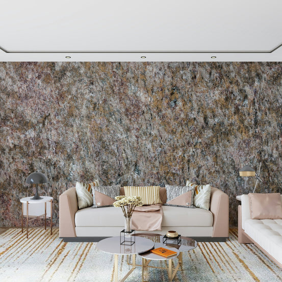 Natural Rock Stone Wall Mural Design for Spaces