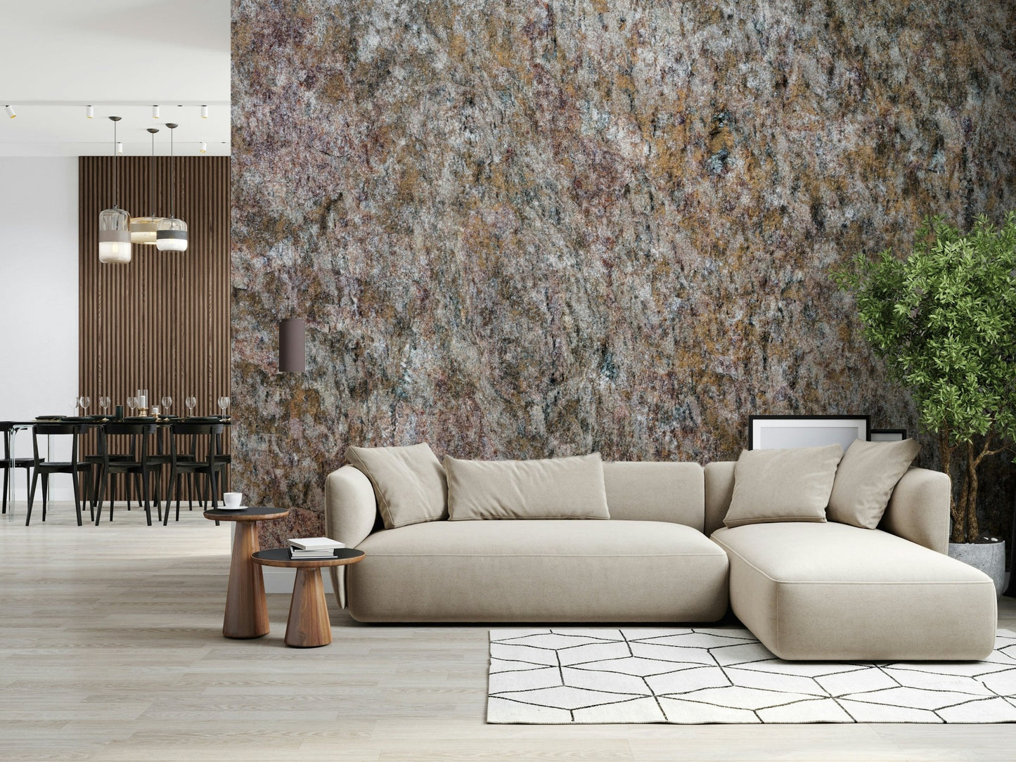 Natural Rock Stone Wall Mural - Wallanza