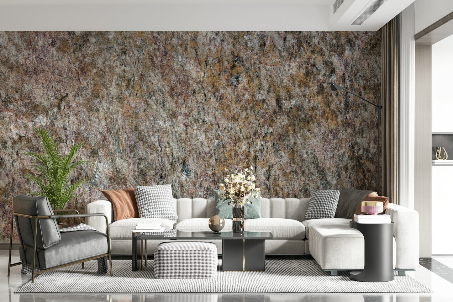 Natural Rock Stone Wall Mural - Wallanza