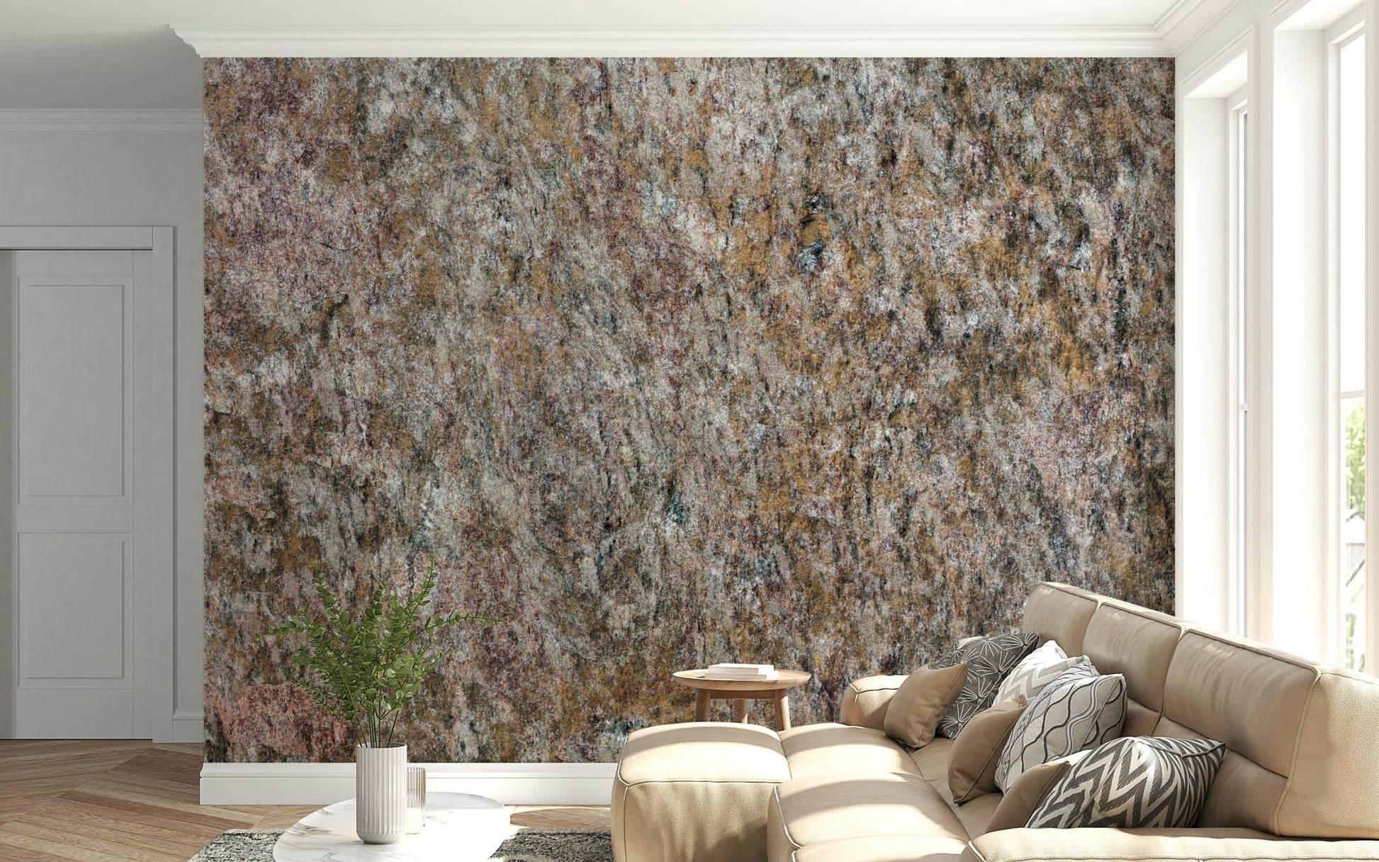 Natural Rock Stone Wall Mural - Wallanza