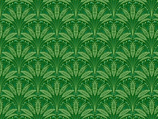 Artdeco Green Palm Wallpaper