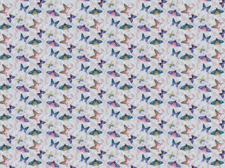 Colorful Butterfly Pattern Wallpaper Mural