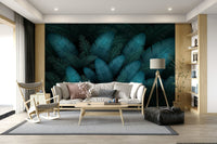 Oasis Leaves Wall Mural - Wallanza