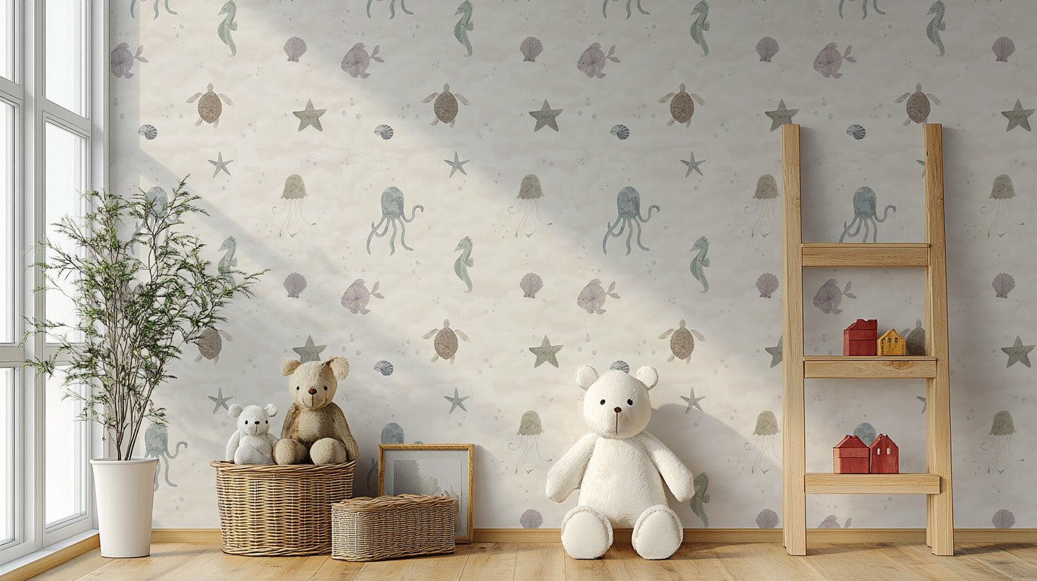 Ocean Friends Wallpaper Mural - Wallanza