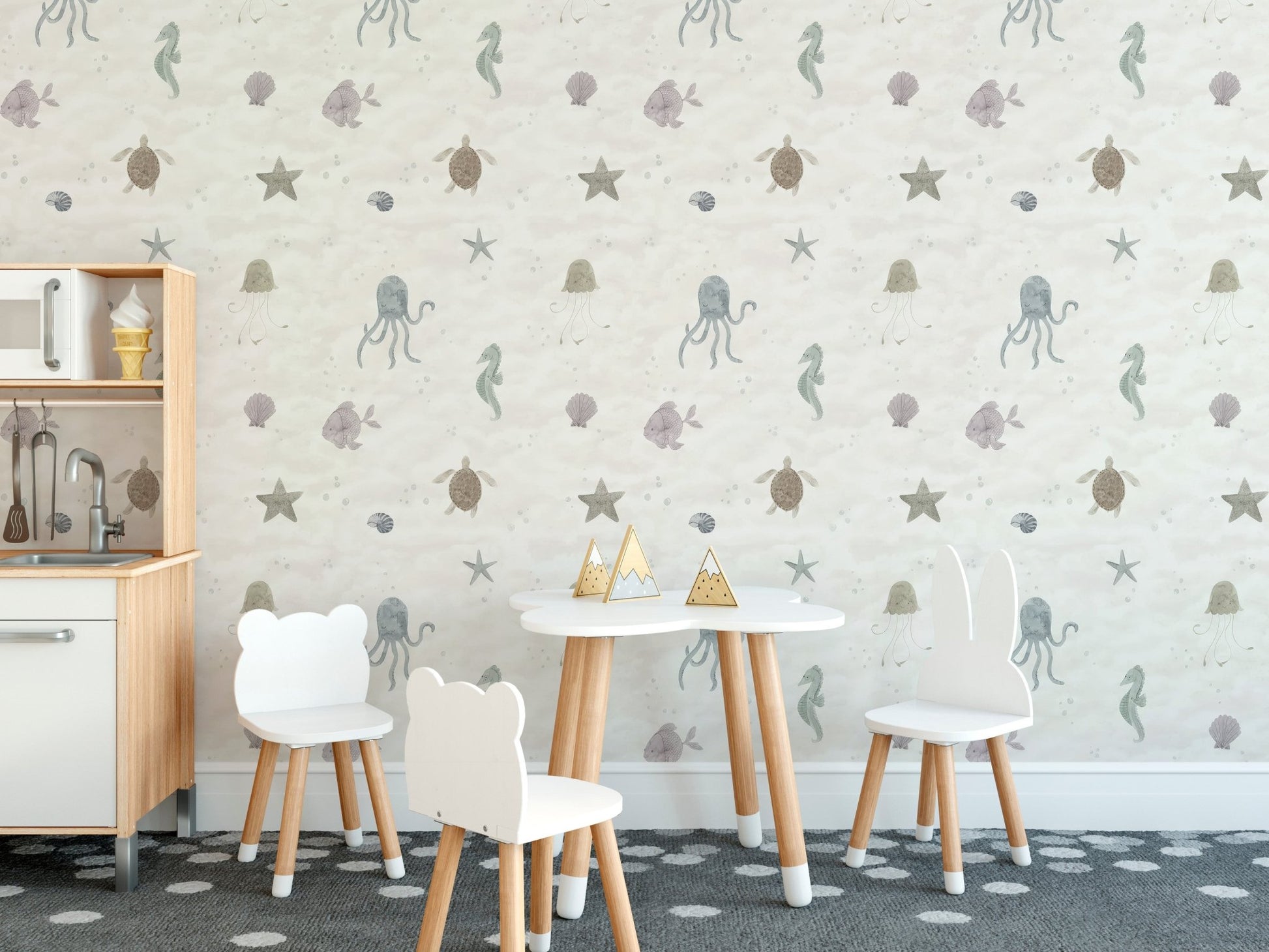 Ocean Friends Wallpaper Mural - Wallanza