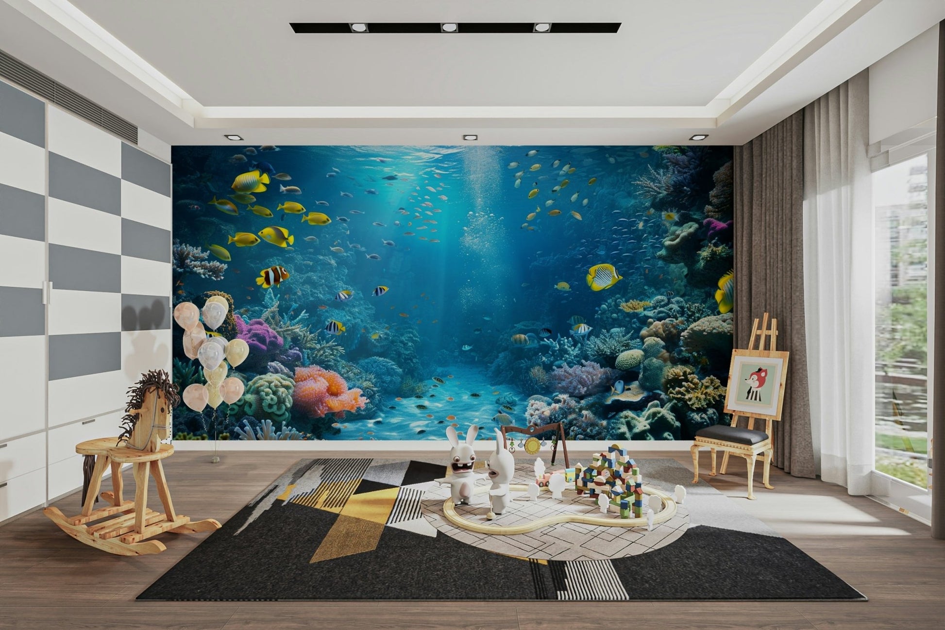 Ocean Wall Mural - Wallanza