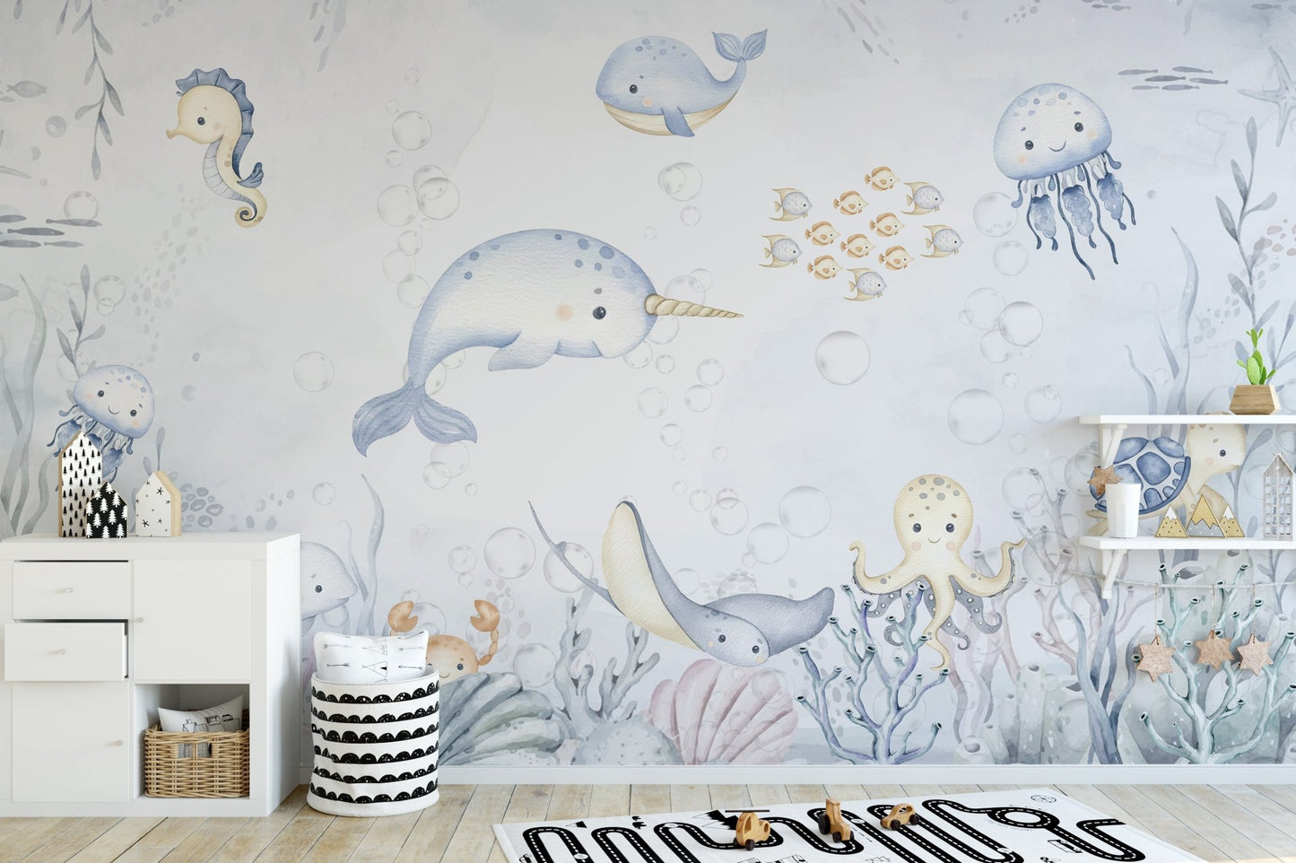 Ocean Wonders Wallpaper Mural - Wallanza