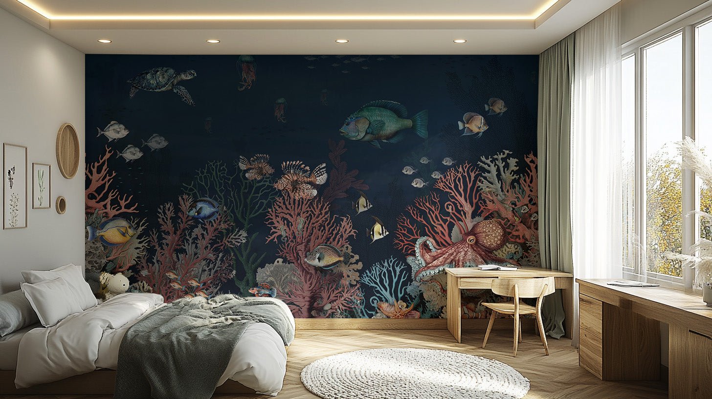 Ocean Wonders Wallpaper Mural - Wallanza