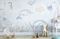 Ocean Wonders Wallpaper Mural - Wallanza