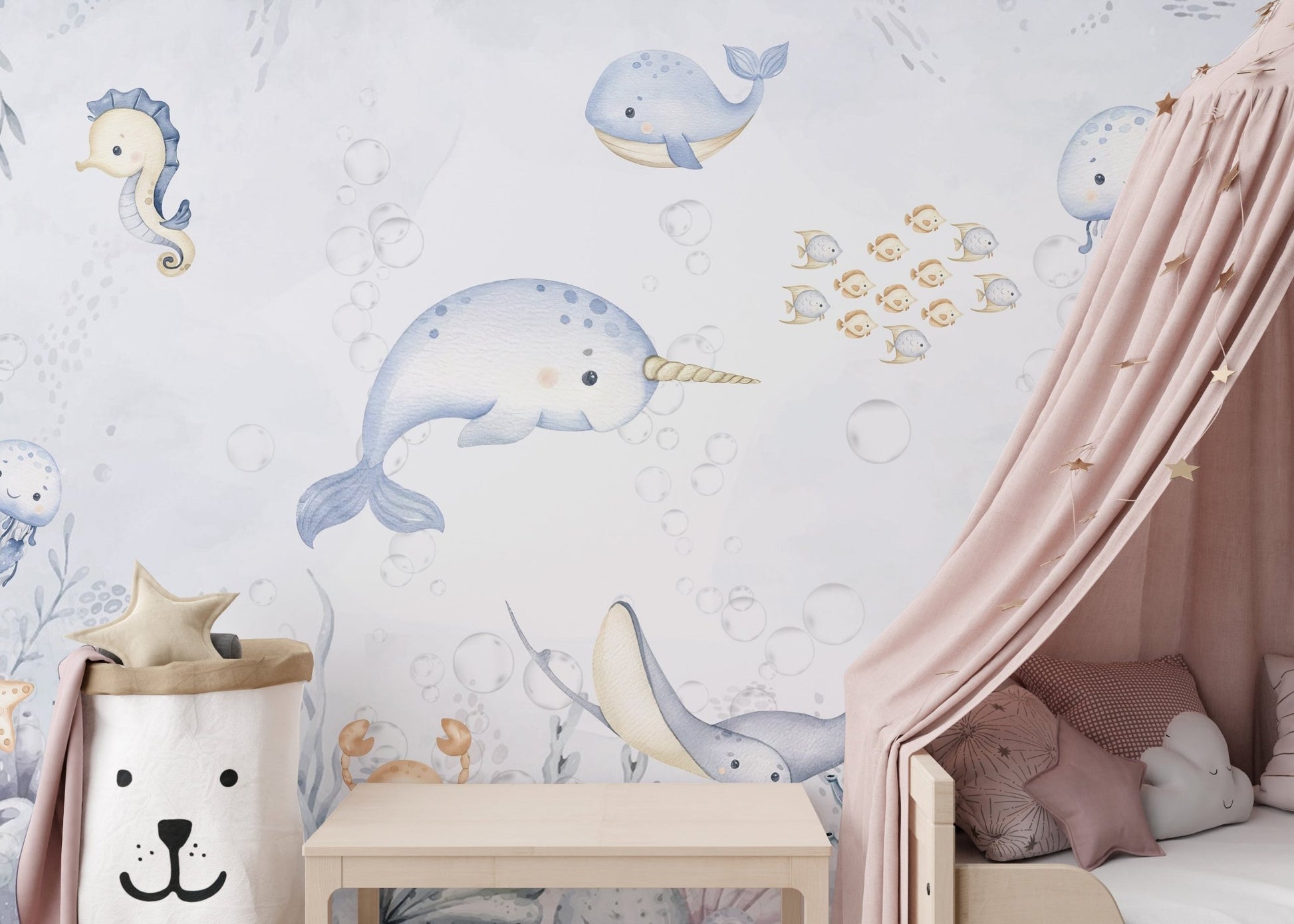 Ocean Wonders Wallpaper Mural - Wallanza