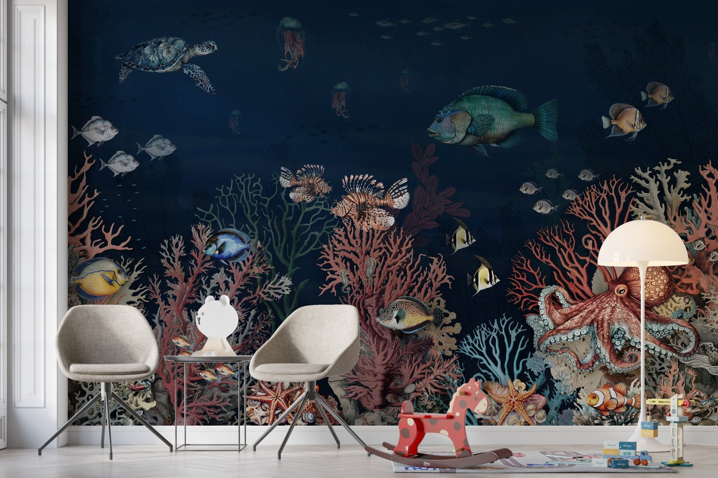 Ocean Wonders Wallpaper Mural - Wallanza