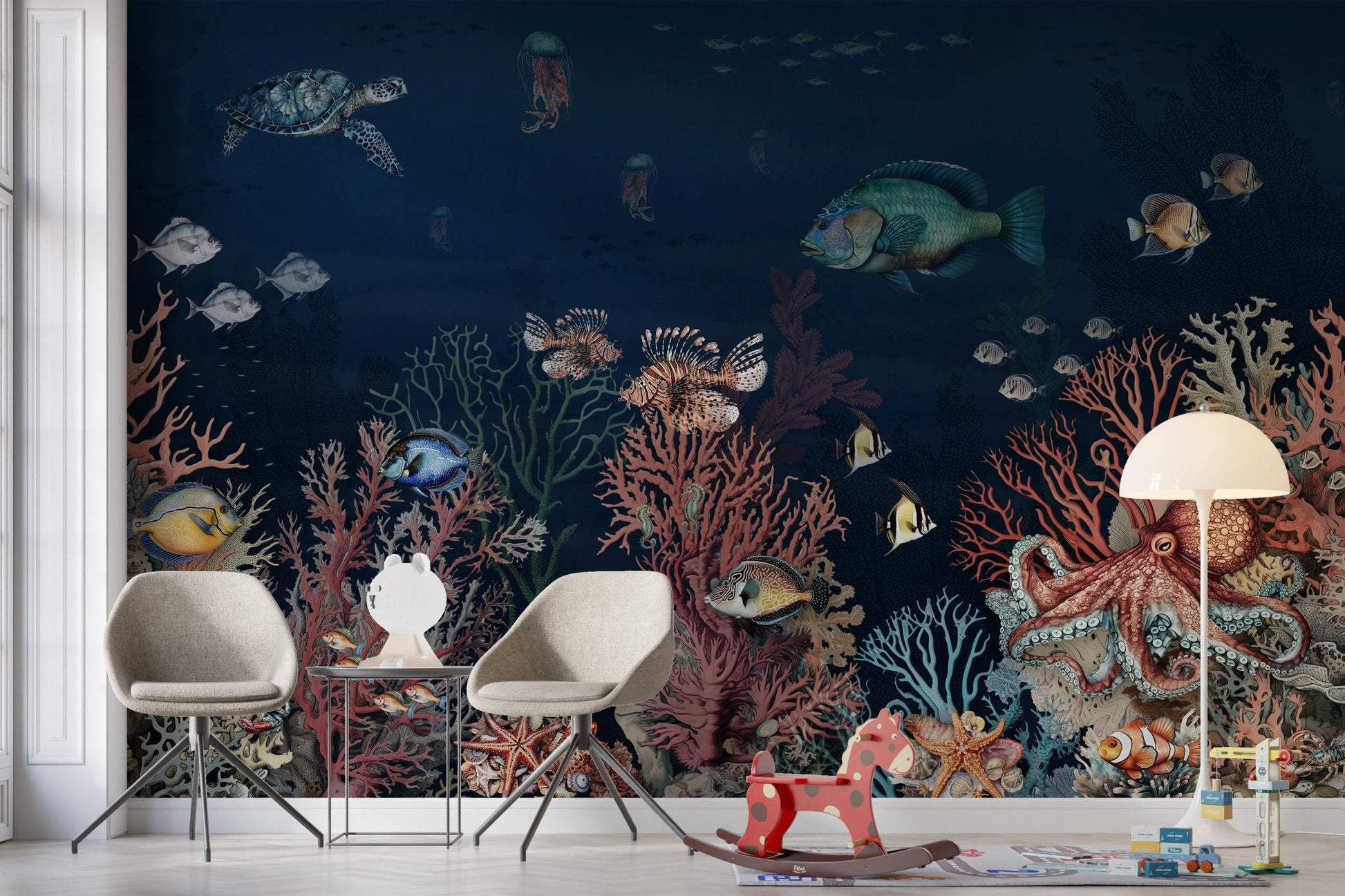Ocean Wonders Wallpaper Mural - Wallanza
