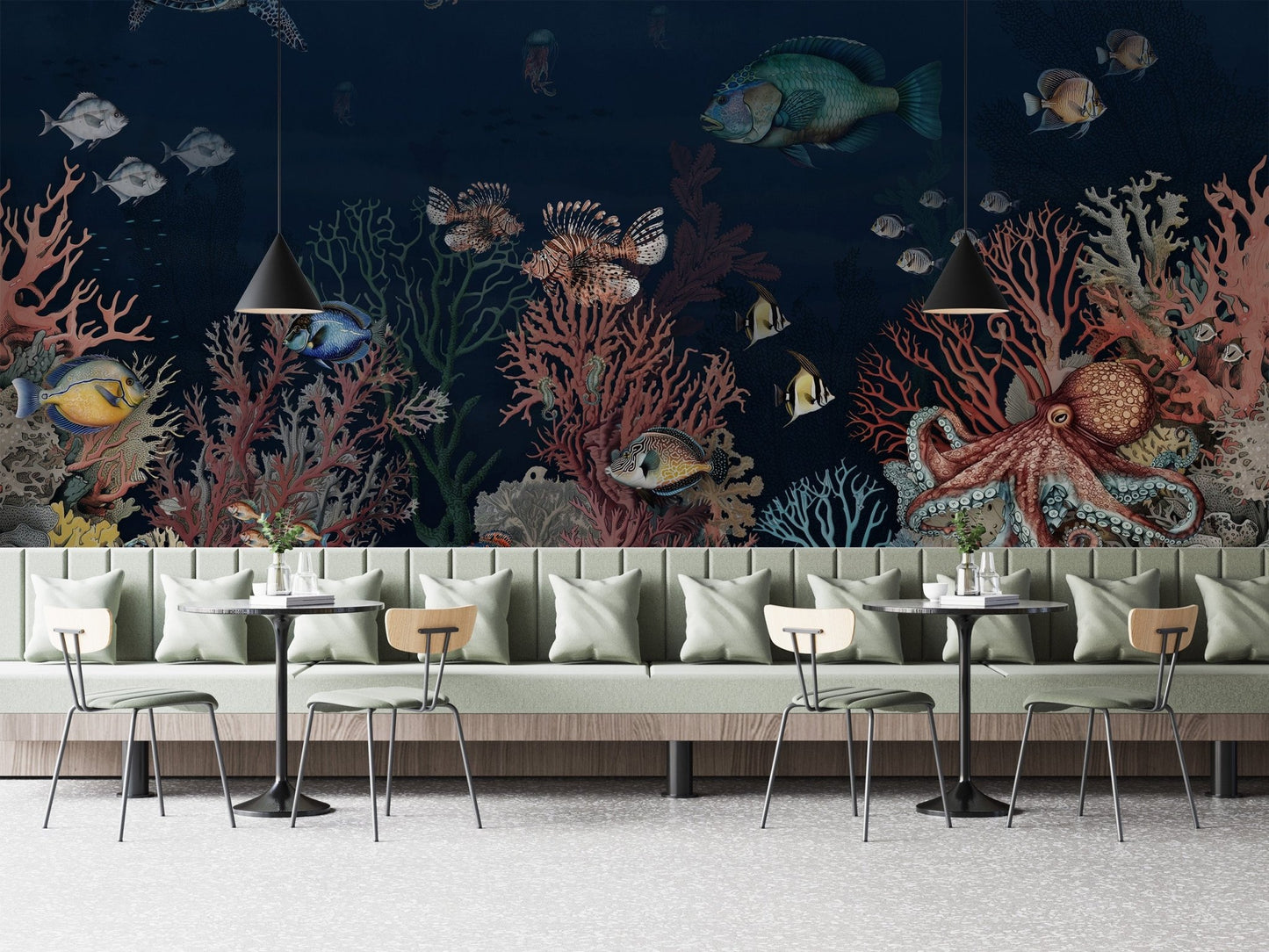 Ocean Wonders Wallpaper Mural - Wallanza