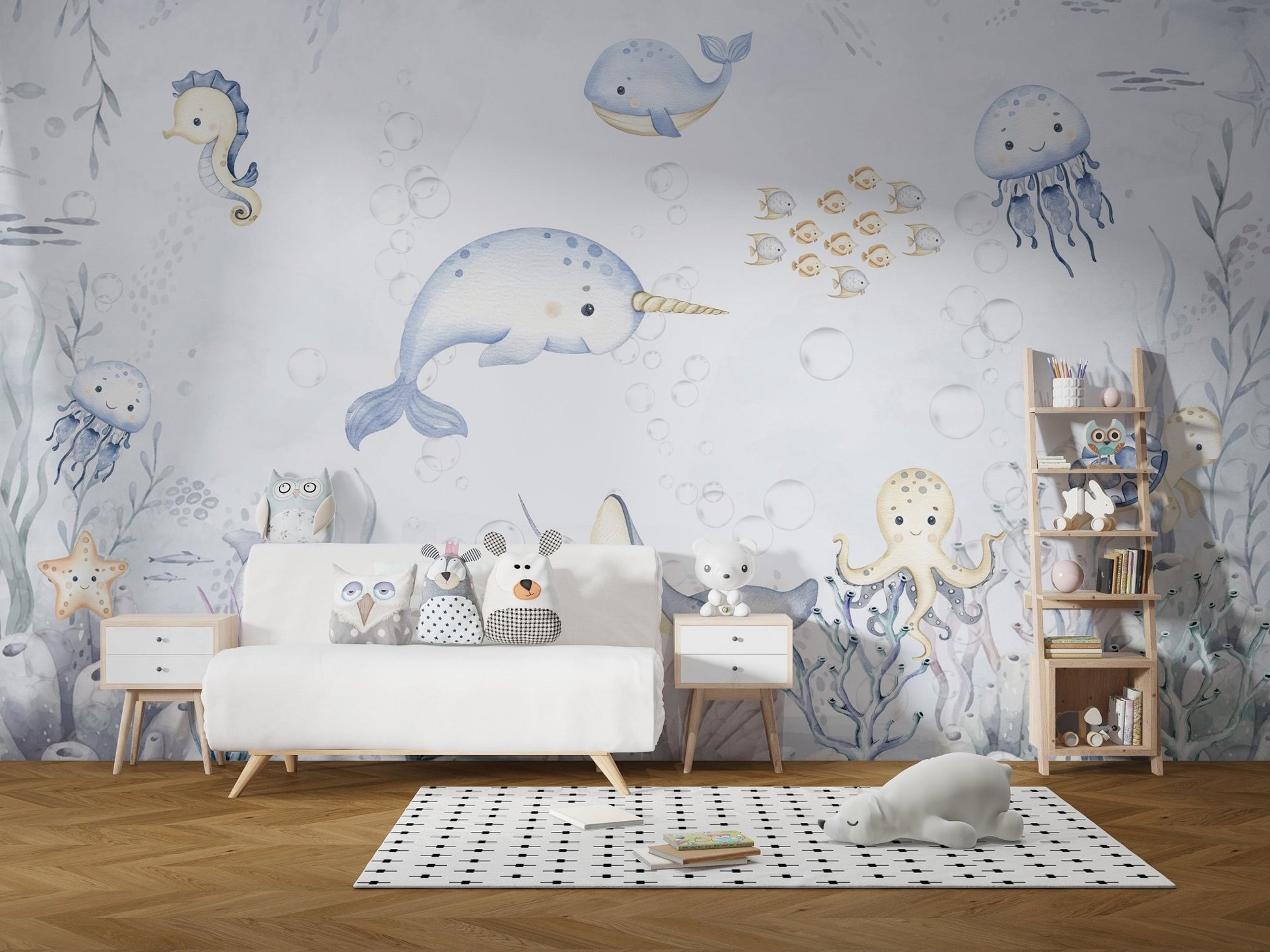 Ocean Wonders Wallpaper Mural - Wallanza