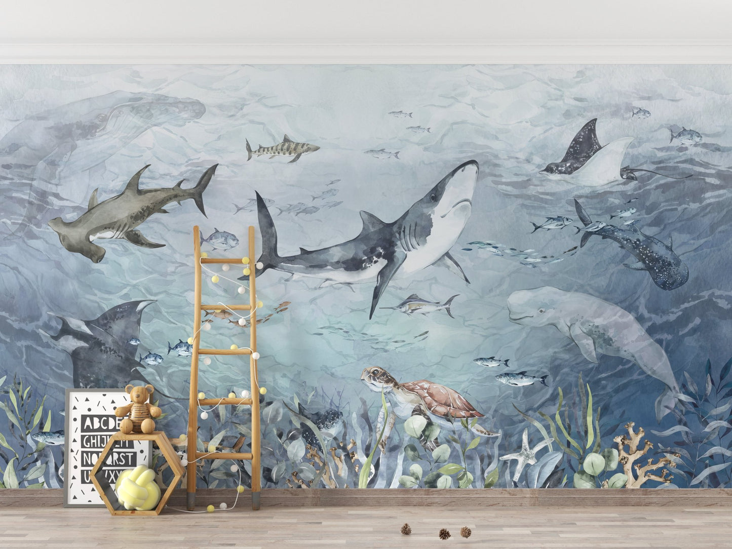 Oceanic Haven Wallpaper Mural - Wallanza