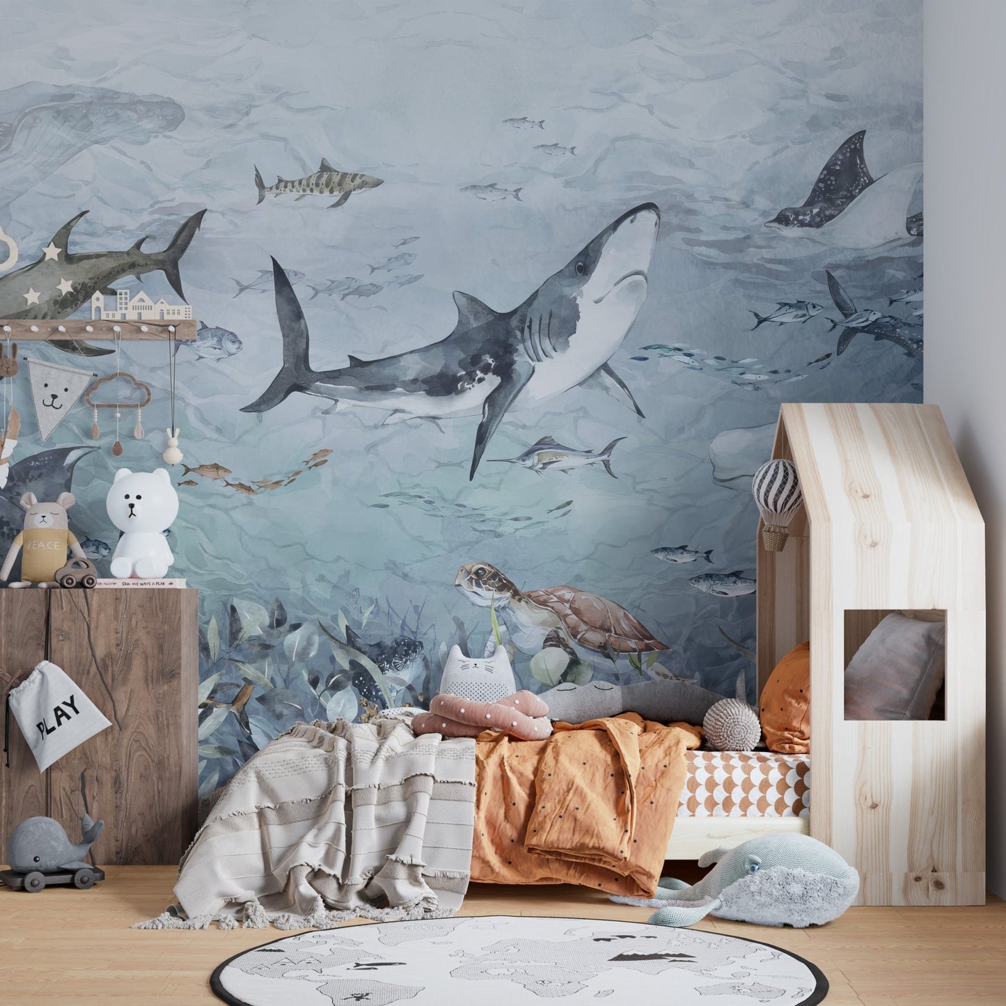 Oceanic Haven Wallpaper Mural - Wallanza