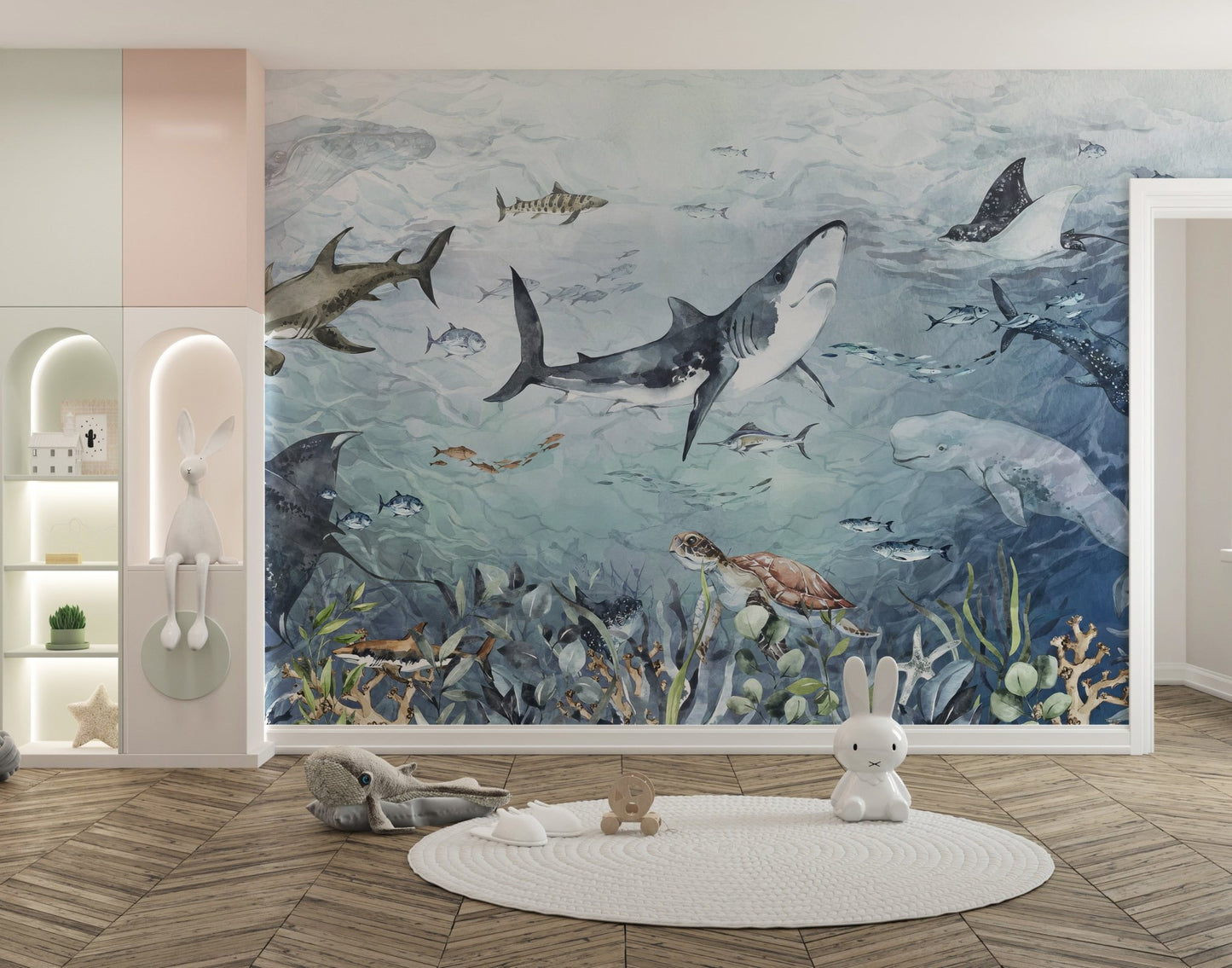 Oceanic Haven Wallpaper Mural - Wallanza