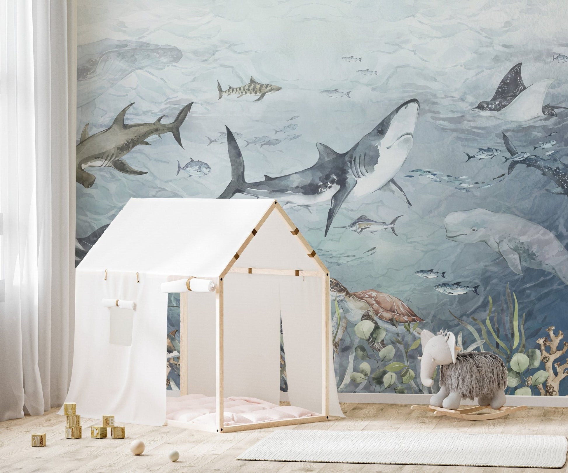 Oceanic Haven Wallpaper Mural - Wallanza