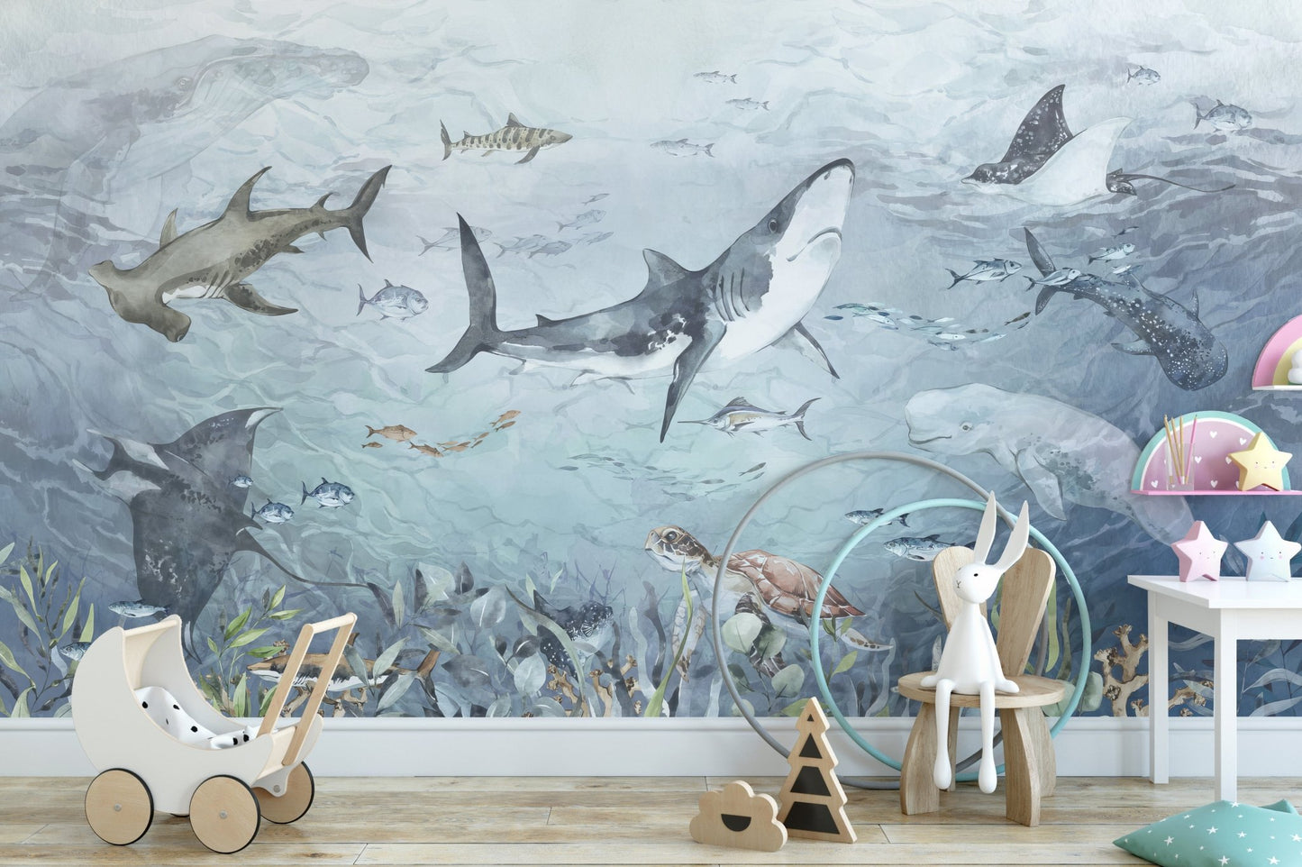 Oceanic Haven Wallpaper Mural - Wallanza