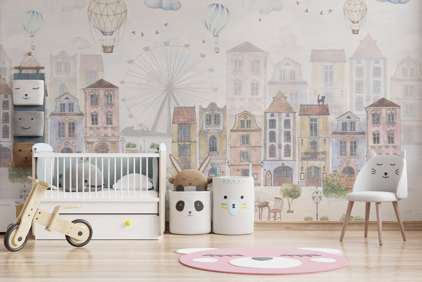 Old City Kids Room Wallpaper - Wallanza