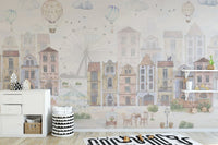 Old City Kids Room Wallpaper - Wallanza
