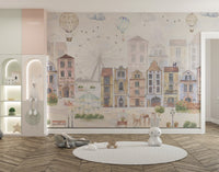Old City Kids Room Wallpaper - Wallanza