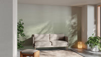 Earthy green ombre wallpaper with watercolor blend and matte finish look.