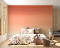 Orange Ombre Wall Mural - Wallanza