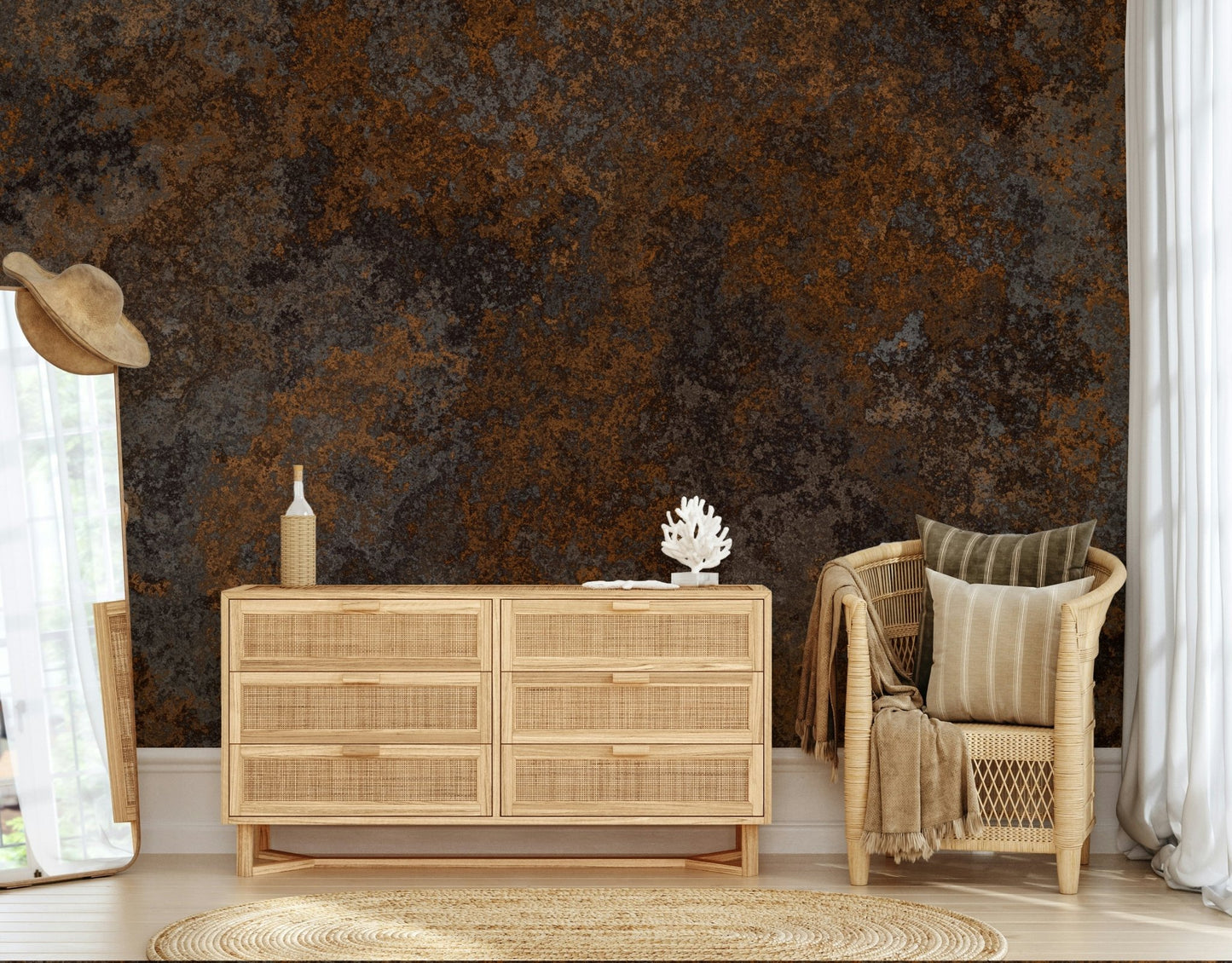 Oxidation Echoes Wall Mural - Wallanza