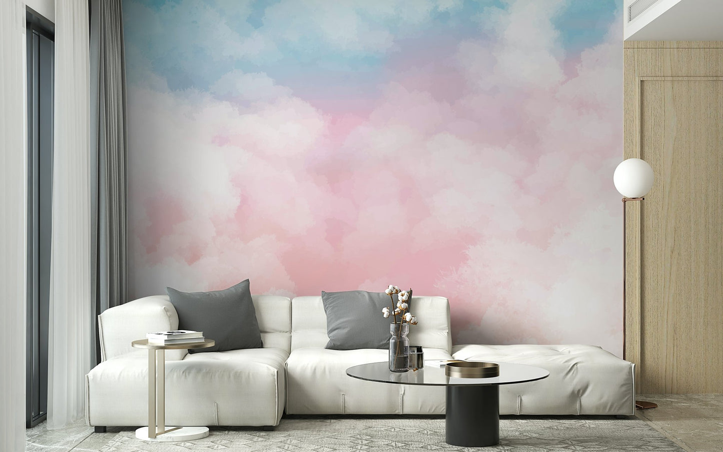 Palette Sky Wall Mural - Wallanza