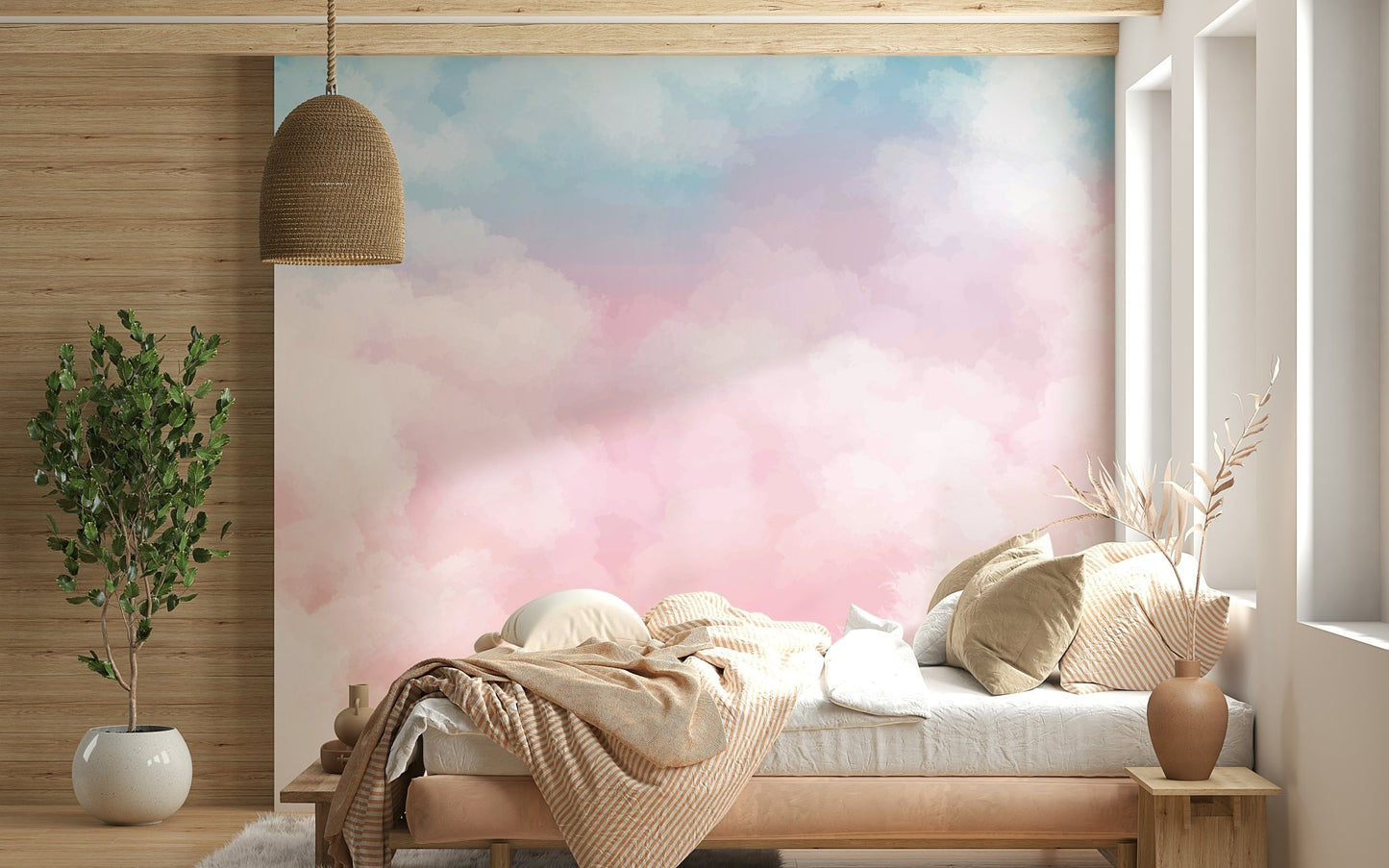 Palette Sky Wall Mural - Wallanza