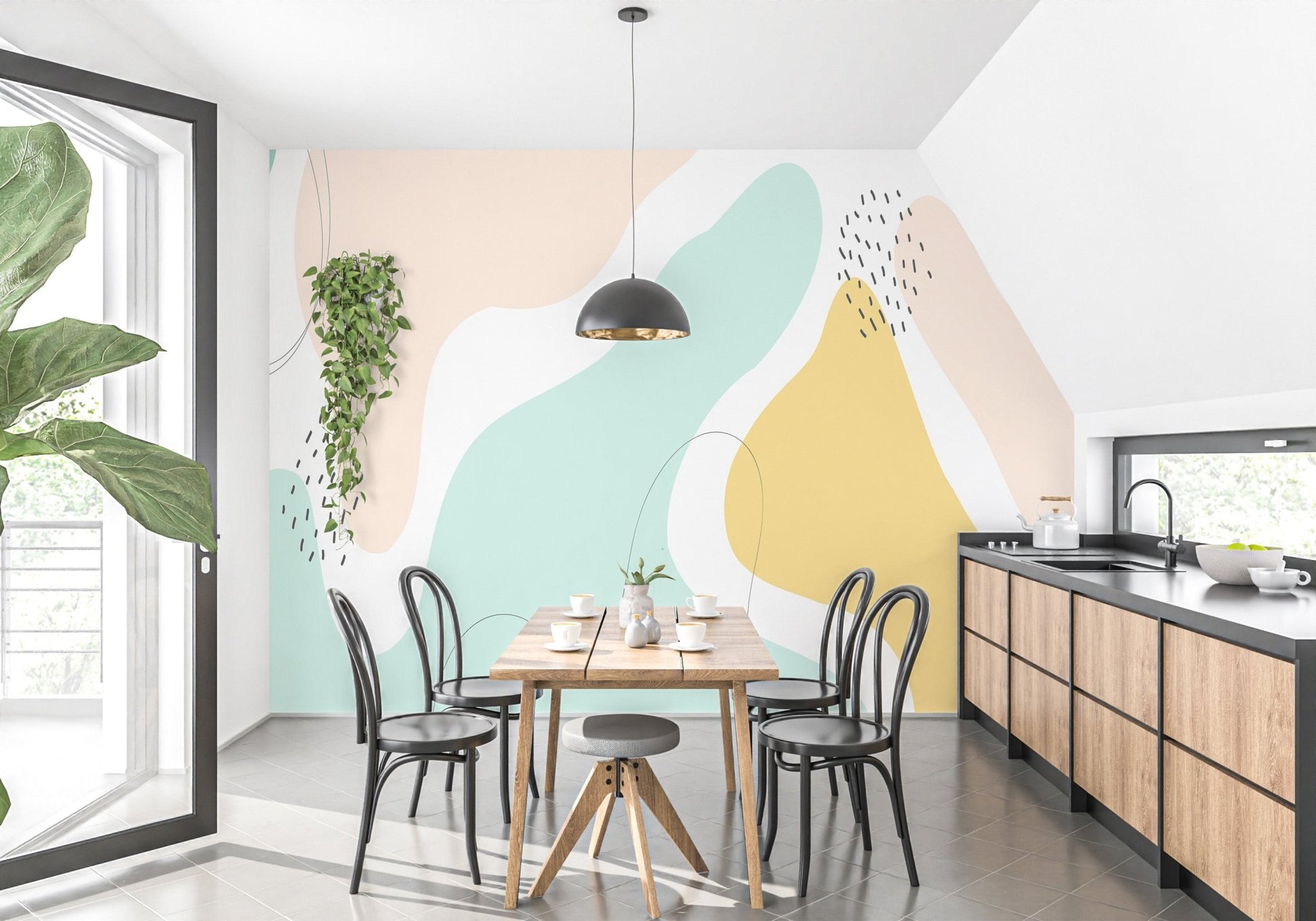 Pastel Harmony Wallpaper Murals - Wallanza