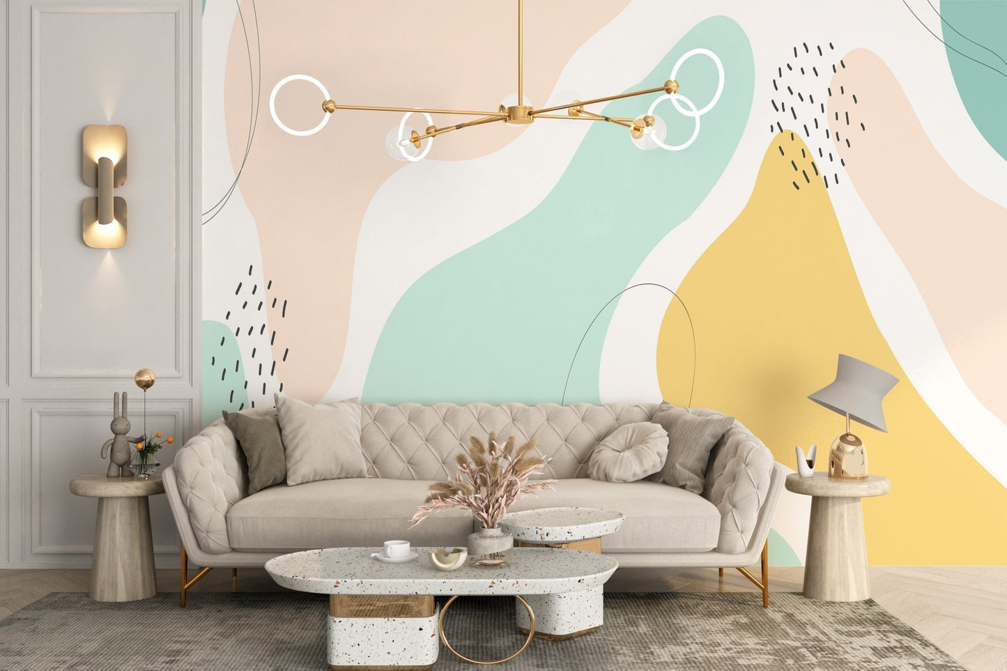Pastel Harmony Wallpaper Murals - Wallanza