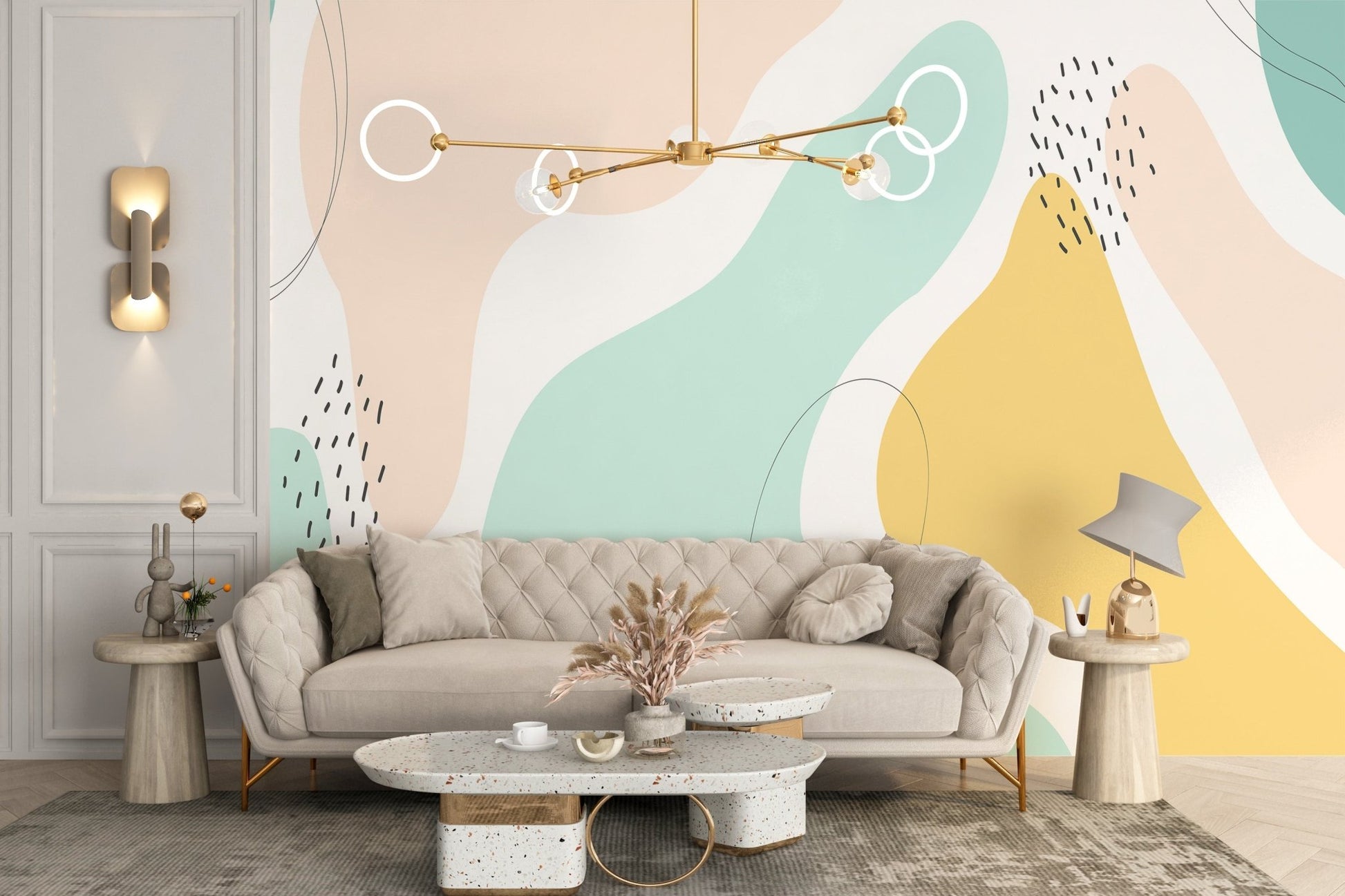 Pastel Harmony Wallpaper Murals - Wallanza
