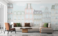 Pastel Watercolour Kids Wall Mural - Wallanza