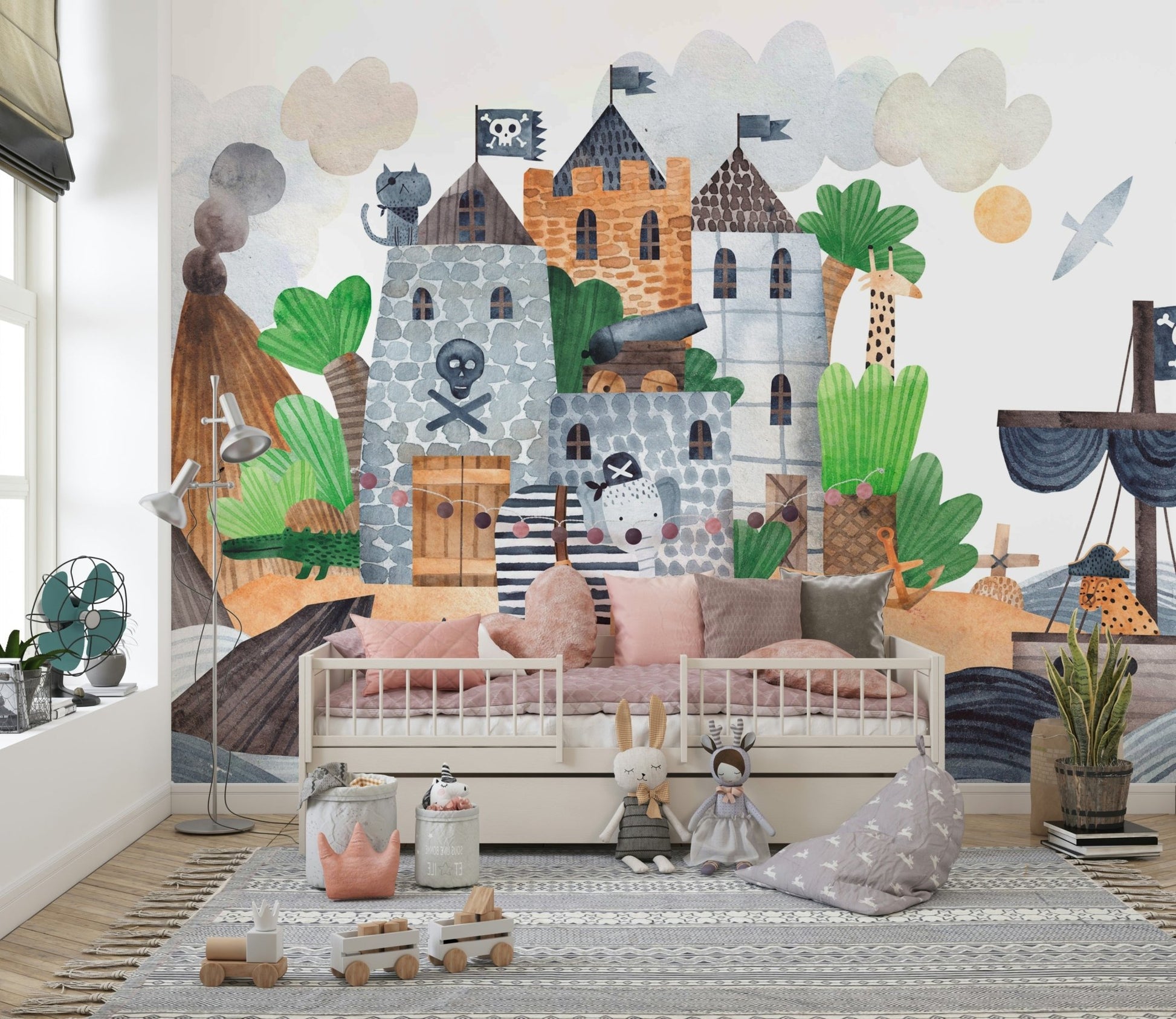 Pirate Cove Adventure Wall Mural - Wallanza