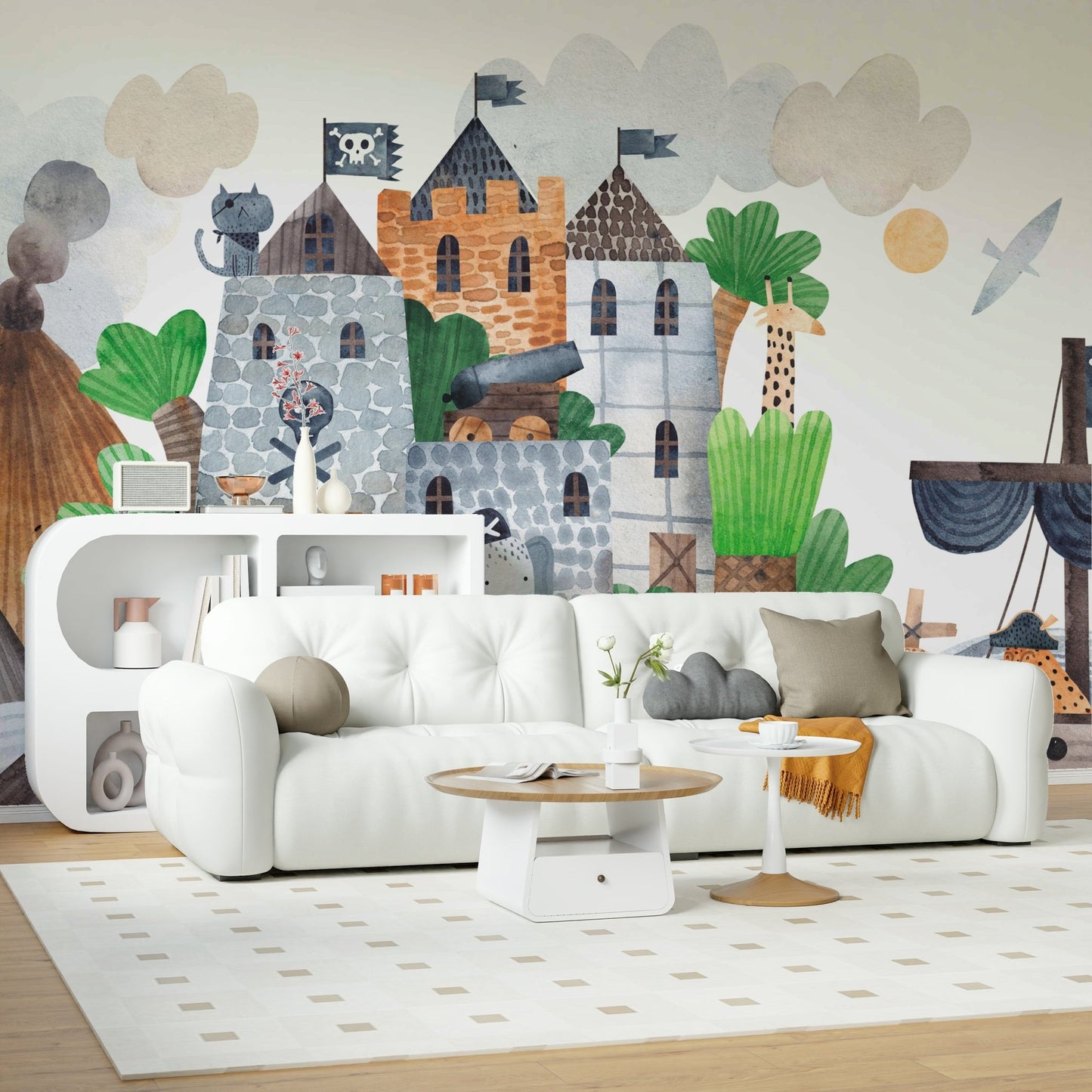 Pirate Cove Adventure Wall Mural - Wallanza