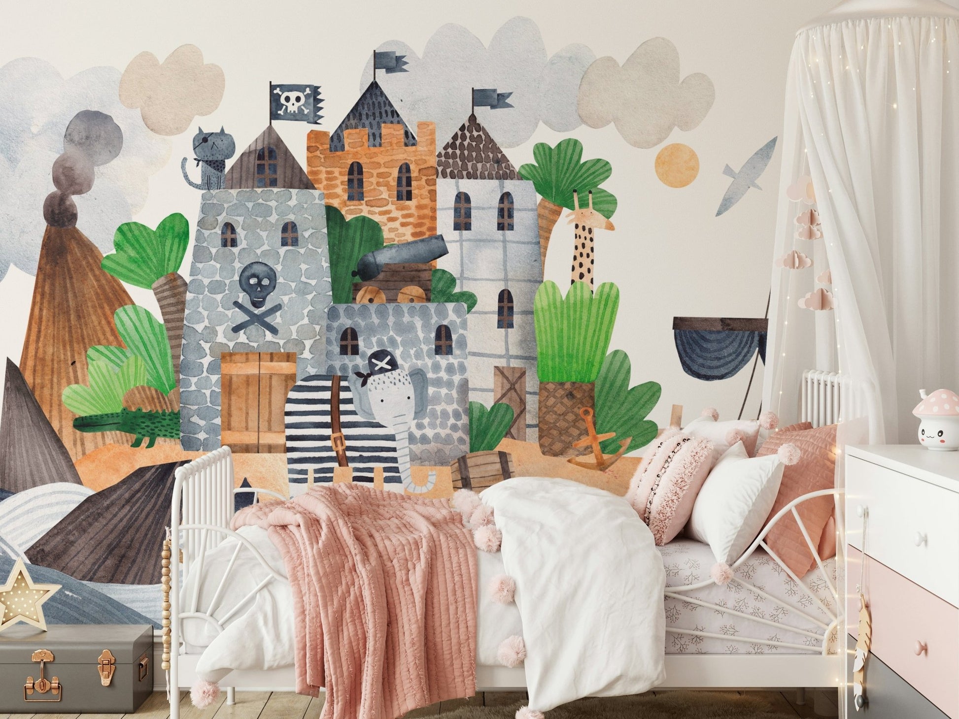 Pirate Cove Adventure Wall Mural - Wallanza