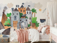 Pirate Cove Adventure Wall Mural - Wallanza