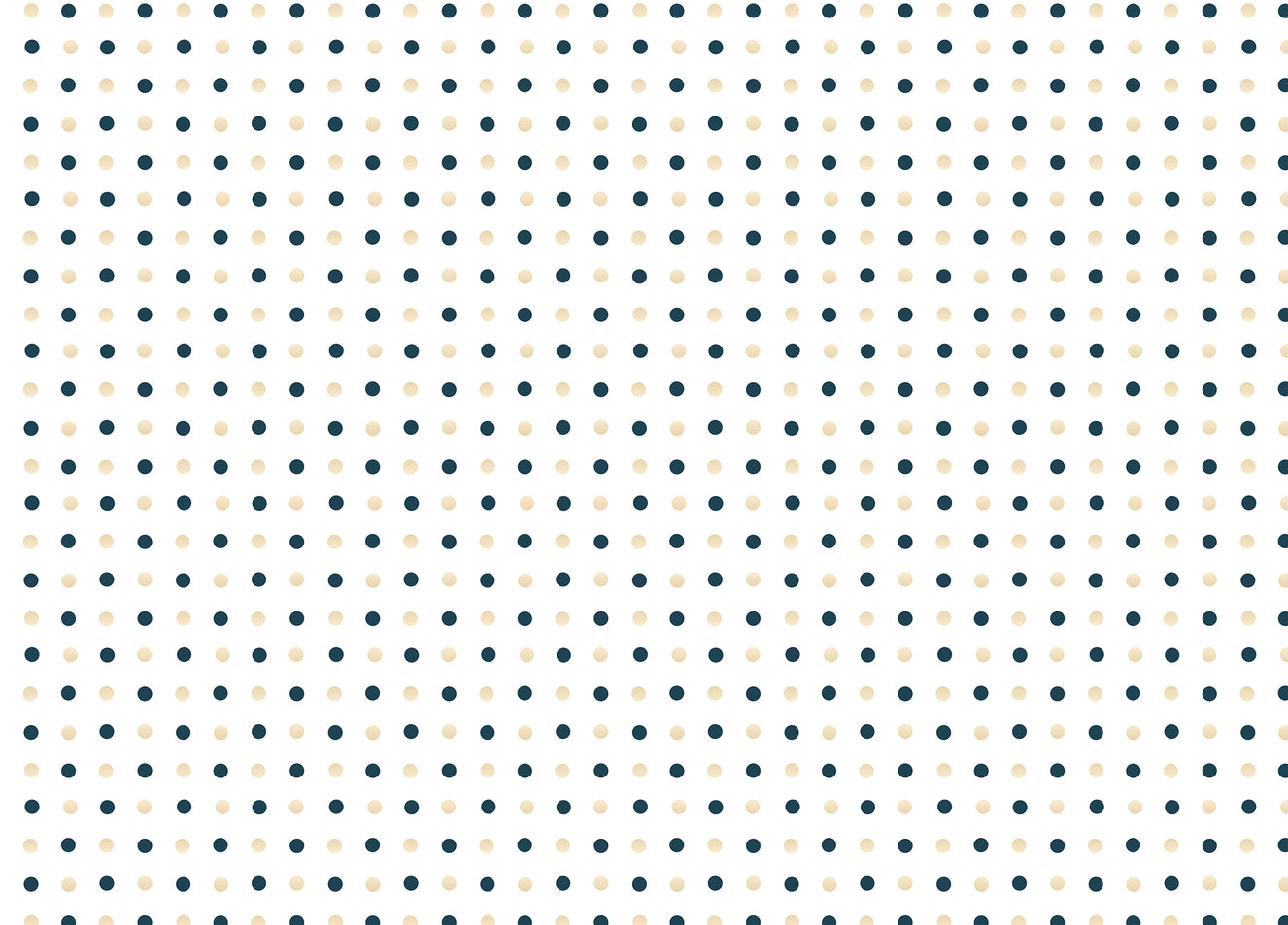 Dark Blue and Golden Polka Dots White Background Wallpaper