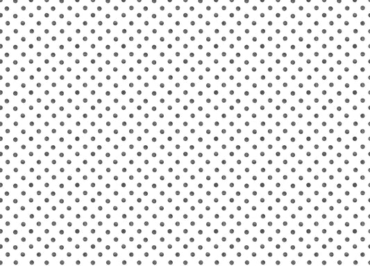 Polka Dots Black Watercolor Seamless Pattern Wallpaper
