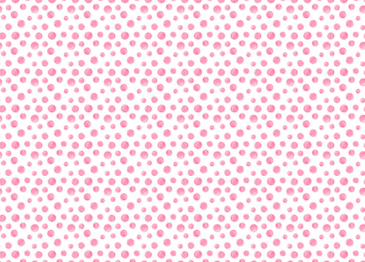 Polka Dots Pink Watercolor Abstract Circles Wallpaper