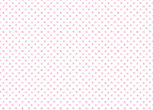 Pink Watercolor Seamless Pattern Polka Dots Wallpaper