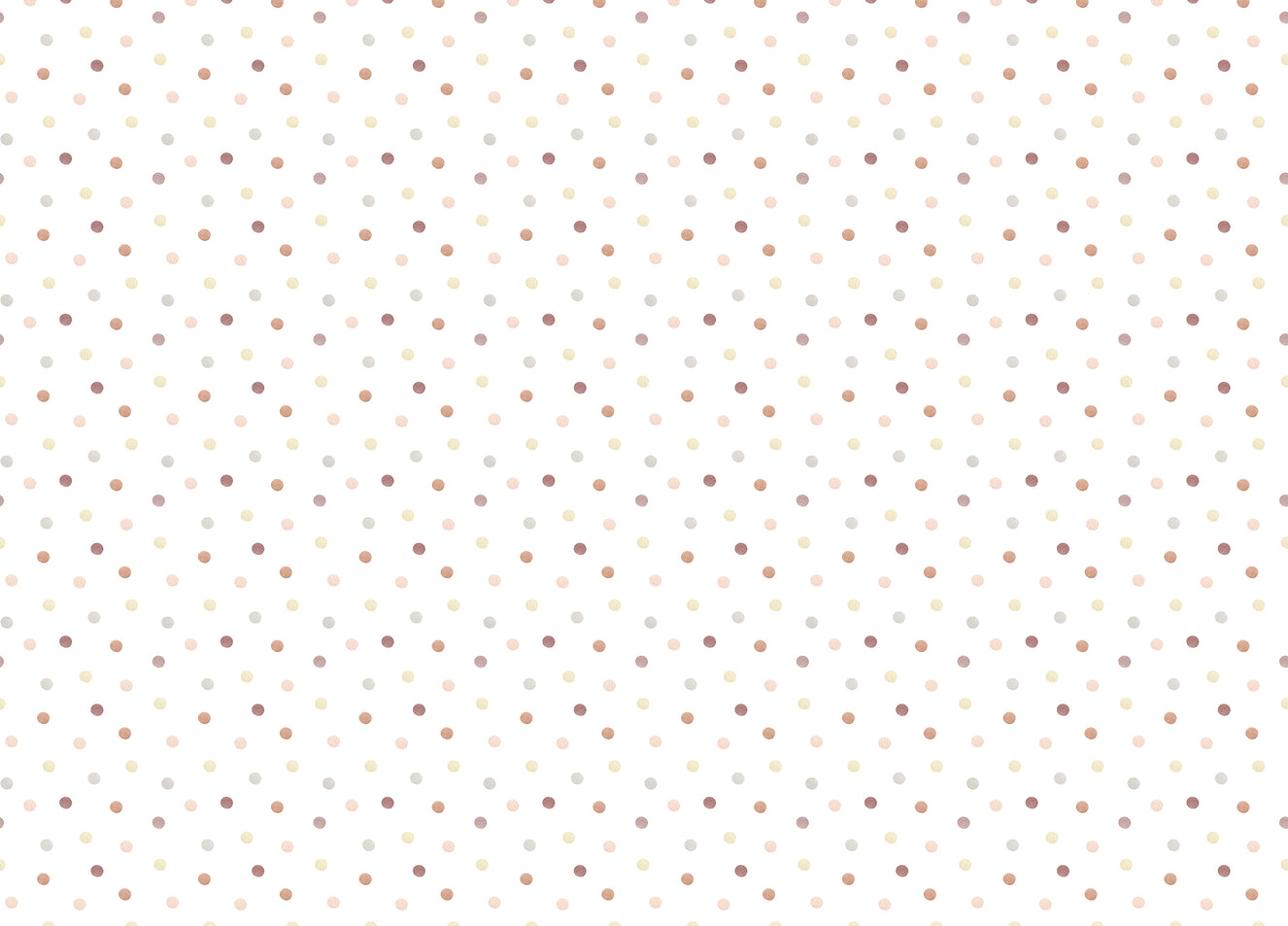 Pastel Geometric Shapes Freehand Aesthetic Polka Dots Wallpaper