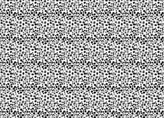 Black and White Watercolor Geometric Scattered Wallpaper