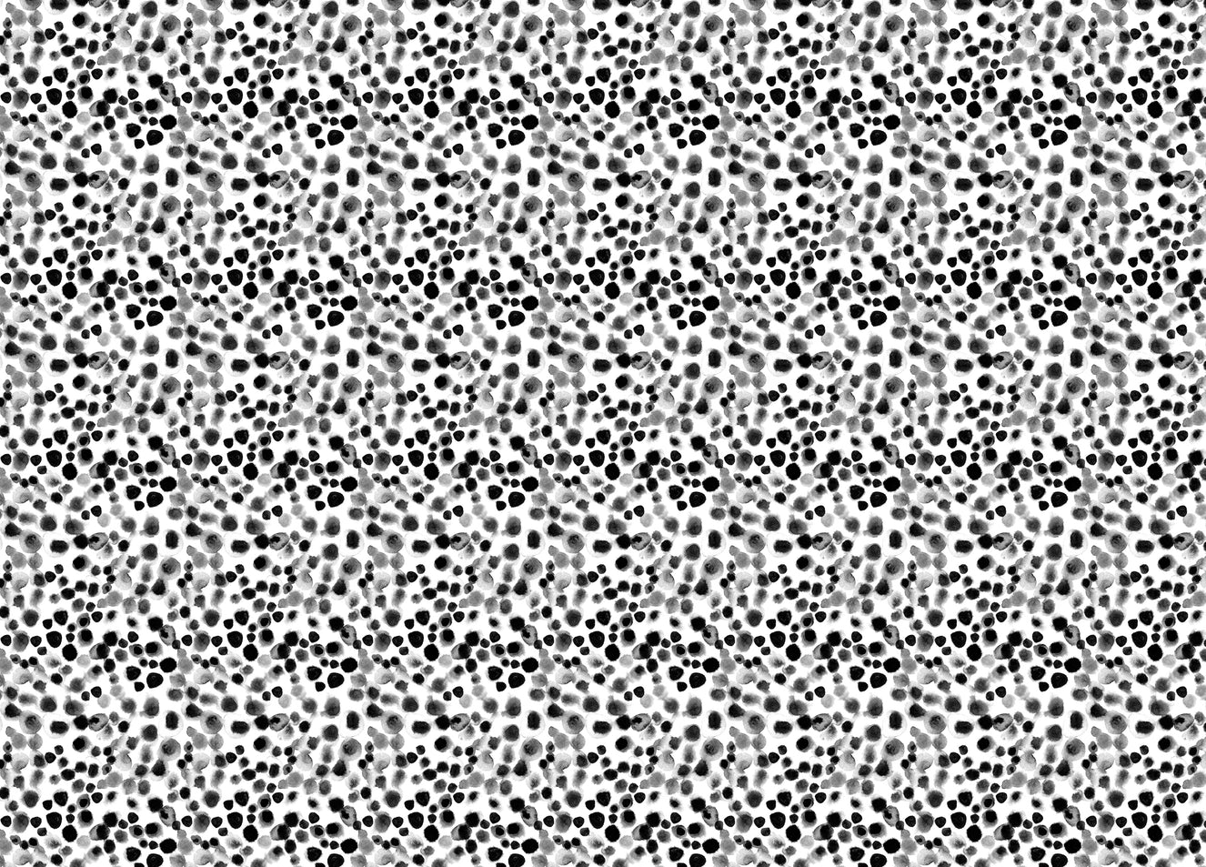 Black and White Watercolor Geometric Scattered Wallpaper