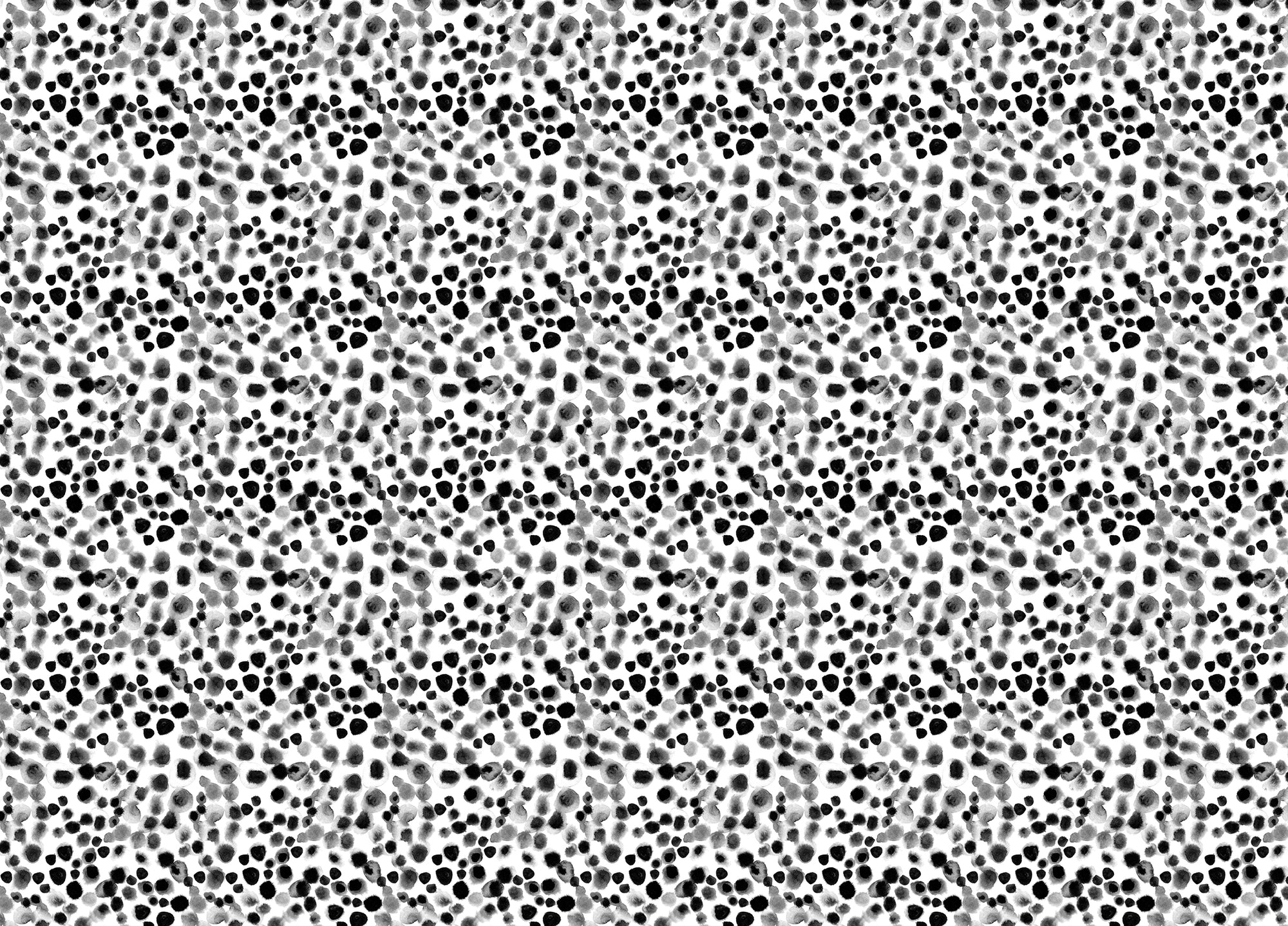 Black and White Watercolor Geometric Scattered Wallpaper