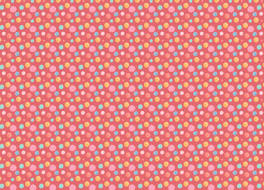 Multicolor Circles Shapes Polka Dots Kids Wallpaper