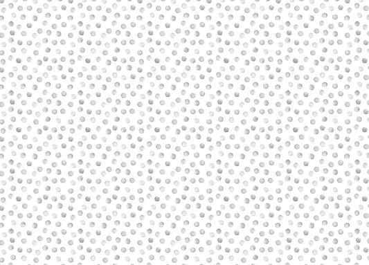 Grey Color Seamless Pattern Polka Dots Wallpaper For Walls