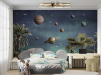 Pretty Planets Wallpaper Wall Murals - Wallanza